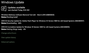 In windows 10 the windows updates are set to be automatically installed, in order to keep your device always updated. Microsoft Releases Kb4489899 Kb4489868 Kb4489886 Kb4489871 Kb4489882 Cumulative Update To Windows 10