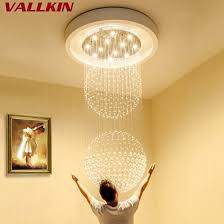 Using such beautiful and brightening lights will at woodenstreet, online shoppers can enjoy an ample number of discounts, deals and offer from occasion to occasion and season to season. Shop Luxury Villa Crystal Chandeliers Lighting Fixtures Indoor Pendant Lights Lamp Modern Chandelier High Ceiling Cristal Hanging Lamps Online From Best Ceiling Lights On Jd Com Global Site Joybuy Com