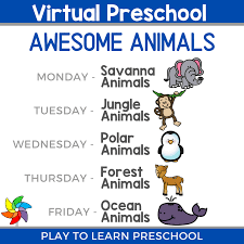 Assorted animals with hook and loop hands. Animal Circle Time Lessons Play To Learn Virtual Preschool