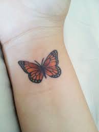 My Butterfly By Http Www Eurotattoo Co Nz Butterfly Tattoo Butterfly Wrist Tattoo Monarch Butterfly Tattoo
