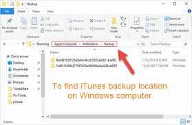 Where To Find Iphone Backup Location In Itunes On Mac Or Pc