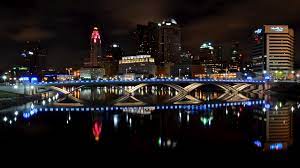 Columbus favorite places spaces columbus skyline ohio is for lovers city of columbus. Wallpaper Street Bridge Columbus Ohio Panorama Reflection Building Water Skyline Architecture Night River Dark Lights Town Interestingness Long Exposure Downtown Main Rich Illuminated Explore Scioto Explored 4552x2560