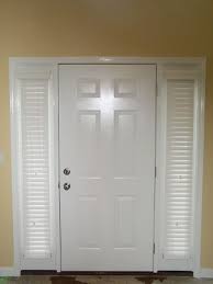 Get home design ideas with help from the writer of a nationally syndicated newspaper column on diy window film for front door privacy | home improvement. 2 Custom Wood Blinds Front Doors With Windows Kitchen Window Coverings Window Coverings
