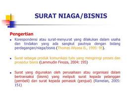 Contoh surat niaga penawaran jasa. Membuat Pesan Bisnis Surat Niaga Ppt Download