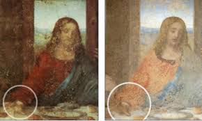 Pictura sacră cina cea de taină realizată de leonardo de vinci este, pe cât de cunoscută și de reprezentativă pentru lumea creștină, pe atât de mistică. Tabloul Cina Cea De TainÄƒ Distrus De Un Restaurator