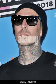 Travis barker and kids red carpet event hi-res stock photography and images 