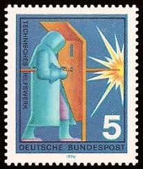 Deutsche post, pflanzer, 2 pfennig 1947, mint. Hilfsdienste Briefmarke Brd