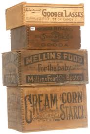 4 Wooden Advertising Shipping Crates Sold 90 Vintage Wooden Crates Wooden Shipping Crates Vintage Crates