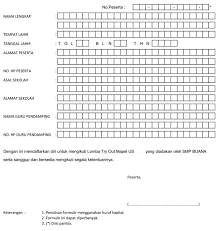 Berikut format formulir pendaftaran dan format surat penyataan, silakan di download. Cara Membuat Google Form Pendaftaran Lomba 2021
