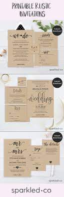 Affordable Diy Rustic Wedding Invitations Wedding Invitations Diy Rustic Wedding Invitation Templates Rustic Rustic Invitations