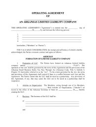 We recommend having an attorney assist you in preparing your illinois series llc operating agreement. Operating Agreement Llc Arkansas Fill And Sign Printable Template Online Us Legal Forms