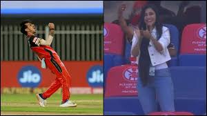 #rcb #ipl2021 let's welcome our magicians back, 12th man army #playbold #wearechallengers pic.twitter.com/fsgimg4mdq. Watch Yuzvendra Chahal S Fiance Dhanashree Verma Celebrate His Wickets In The Stands