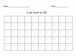 12 best printable number 1 50 worksheet printablee com