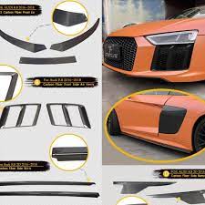 For Audi R8 2016 2018 Carbon Fiber Bodykit Audi Accessories Audi Audi R8