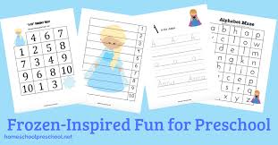 Age 3 straight, zig zag and curved lines are all appropriate to practice at age 3 encourage tracing from left to right. Free Printable Frozen Worksheets For Preschoolers