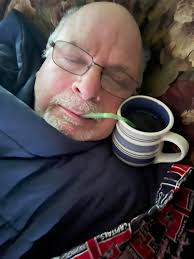 Roy Rawlins doing what he does best waiting for a restart in the dd