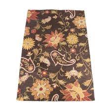 Maybe you would like to learn more about one of these? Lot Art Hand Hooked Indian Jacobean Floral Wool Area Rug