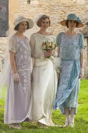 Downton Abbey Wedding Lady Sybil Lady Edith And Lady Mary Crawley Downton Abbey Costumes Downton Abbey Dresses Downton Abbey Fashion