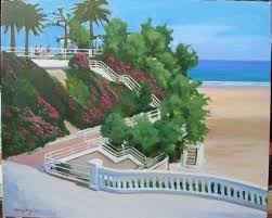 スペインの光と影,檜山健三「海のみえる散歩道」15号油彩,蘇る当時