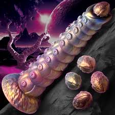 Deep Invader Tentacle Ovipositor Silicone Dildo with Eggs: Sex Toy  Distributing
