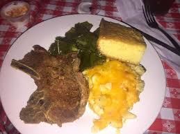 Peppers go great with mac and cheese and are used to give your dish an italian or mexican flair. Pork Chops Collard Greens And Macaroni And Cheese Picture Of Big Mike S Soul Food Myrtle Beach Tripadvisor