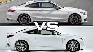 Our test model came with a few extras like the navigation system for $2,180; 2017 Mercedes Amg C63 S Coupe Vs 2016 Lexus Rc 200t F Sport Youtube