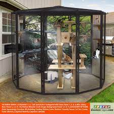 Cats naturally want to be outside where they can breathe fresh air and experience the sights, sounds and stimulation of the natural world. 8 Diameter Indoor Outdoor Cat Cage
