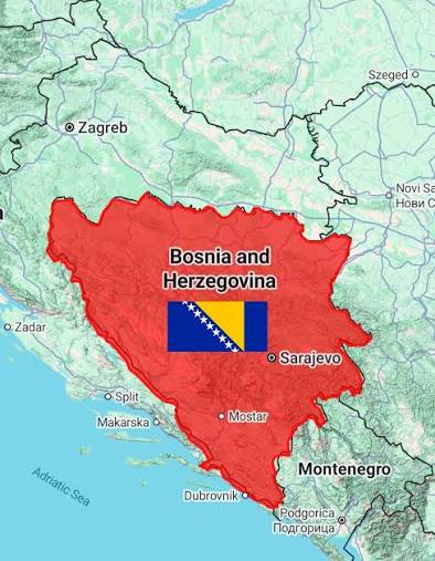 🌍 Amazing Facts About Bosnia and Herzegovina 🇧🇦 📍 Geographic Location:  Located in Southeast Europe within the Balkan region, bordered by Croatia to  the north and west, Serbia to the east, and
