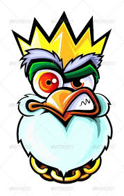 Bird With Crazy Hair Cartoon Angry King Rooster Eye Drawing Cartoon Drawings Cartoon Crazy