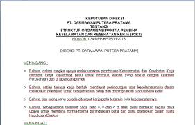 Sehubungan dengan telah dikeluarkannya surat keputusan. Contoh Surat Keputusan Direktur Perusahaan Contoh Surat