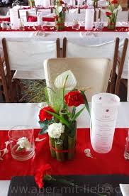 Tischgesteck Tischdeko Hochzeit Hochzeit Rot Weiss Tischdeko Hochzeit Hochzeit Tischdekorartion Tischdekoration Hochzeit