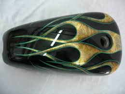Black And Gold Motorcycle Paint Jobs Green Gold Leaf Flames Motorcycle Paint Jobs Custom Motorcycle Paint Jobs Custom Paint