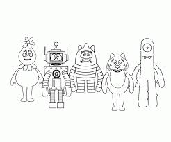 Here is my screen shot. 9 Yo Gabba Gabba Coloring Page Coloring Home