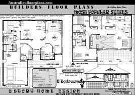 However, single story and three story plans are also available. Floor Plan Double Storey House 264 M2 6 Bedroom House Plans House Plans Uk Bedroom House Plans