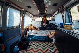 The conversions on this page feature a 4x4 van, awning, steps, vinyl stripes, and penthouse tops. 1997 Chevy Express Camper Van Intro To Our Budget Build Wanderlust Not Less Adventure Photography Nature Stickers