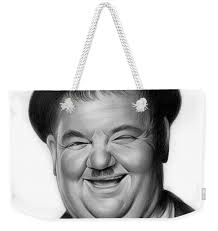 Oliver Hardy Weekender Tote Bag