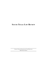 South Texas Law Review Vol.61 No.2 by South Texas College of Law Houston -  Issuu