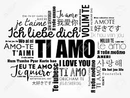 Famous italian sayings about love and friends. Ti Amo I Love You In Italian In Different Languages Of The Royalty Free Cliparts Vectors And Stock Illustration Image 123105337