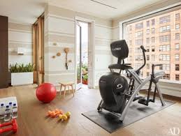 The home gym here doesn't involve any intricate or complex design elements. 10 Home Gyms That Will Inspire You To Sweat Architectural Digest