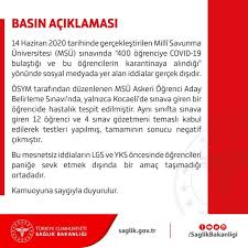 Milli Savunma Universitesi Msu Sinavinda Kovid 19 Bulastigi Iddiasi Gercekler Tarih Tespit