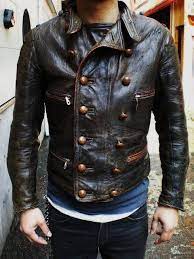 Mens Double Breasted Dark Brown Leather Jacket Leather Jacket Vintage Leather Jacket Leather Jacket Style