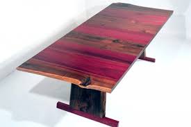 Solid Walnut And Purple Heart Wood Dining Table Design Of Bandwidth Series By Eric Manigian New Yor Purple Heart Wood Walnut Dining Table Dining Table Design