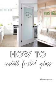 You might need to change the blade several times as it starts to dull. How To Install Frosted Glass Film Kikiinteriors Com