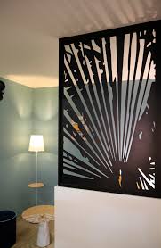 La cloison amovible est parfaite pour structurer un grand espace et délimiter différents petits coins dans une même pièce. Cloison De Separation Jungle Acier Noir L 88 X H 135 5 X P 3cm Leroy Merlin