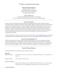 2nd District Agricultural Association Board Meeting Minutes Board Meeting  Minutes