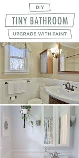 An eggshell finish has a subtle sheen or gloss appearance, says mindeck. How To Make A Tiny Bathroom Look Bigger With Paint Tiny Bathroom Colorful Interior Design Traditional Bathroom