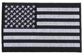 With one click use it easily. Black And White American Flag Patch With Black Borders Thecheapplace