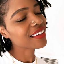 Red/gold Non-piercing Nose Cuff