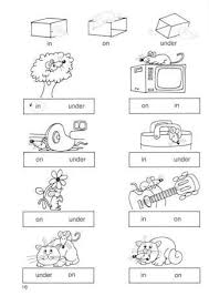 Image Result For In On Under Worksheet Preposition Worksheets English Worksheets For Kindergarten English Worksheets For Kids