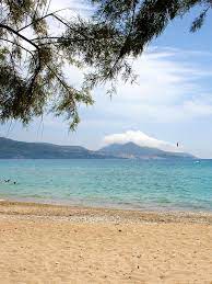 peloponnes pylos und seine sandstrande in der navarinobucht tourismus bucht sandstrand
